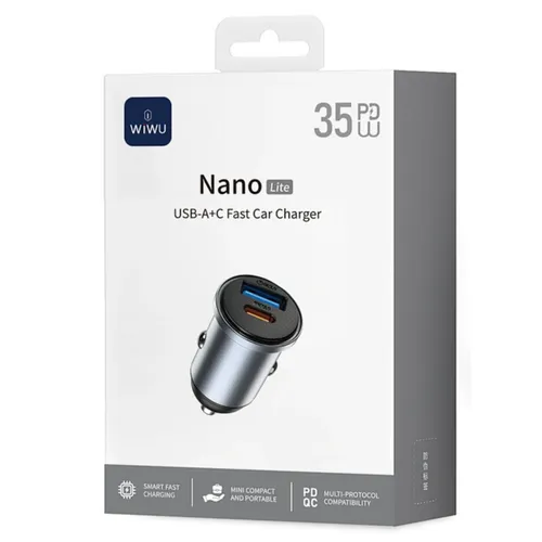 WiWU Wi-CC030 Nano Lite 35W PD Fast Car Charger
