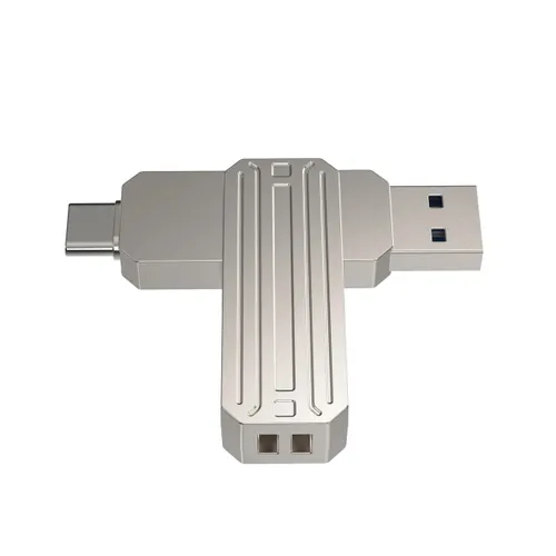 Wiwu WI-FD003 Infinite  2 In 1 USB 3.2 32GB Flash Drive Silver