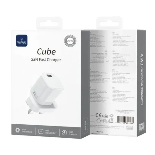 Wiwu WI-G014 Cube 20w Gan Fast Charger