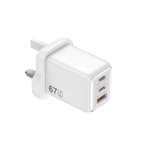 WiWU Wi-G026 Cube 67W 2C+A GaN Fast Charger
