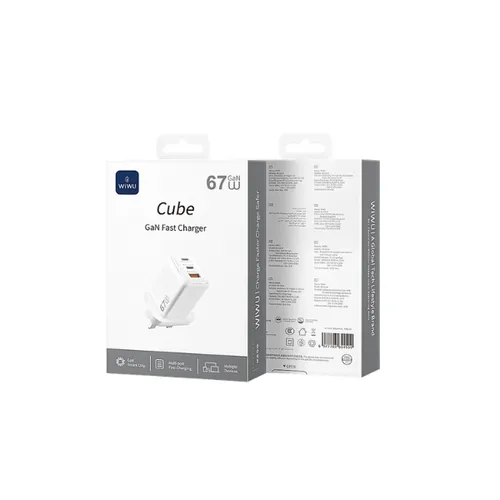 WIWU Wi-G026 Cube 67W GaN Fast Charger