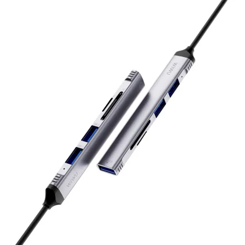 Wiwu Wi-HB003 Zolo Series Type-C USB-A 5in1 Hub with USB3.0 + USB2.0 + SD/TF Connection