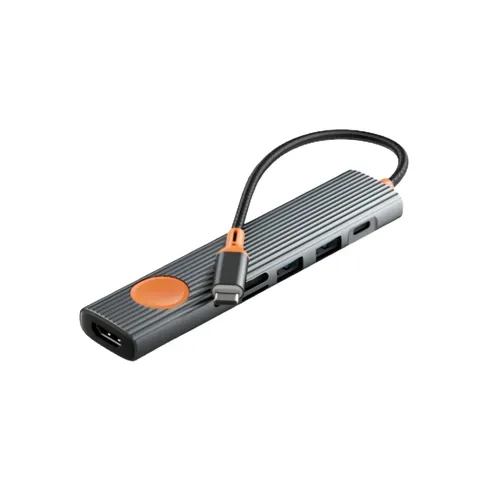WiWU Wi-HB007 Travel 7-in-1 PD 100W USB-C Hub Adapter