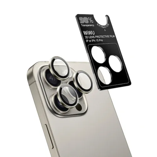 Wiwu Wi-IP002 Combo Duo Screen+Lens Tempered Glass Set For iPhone 15 / 16 Series