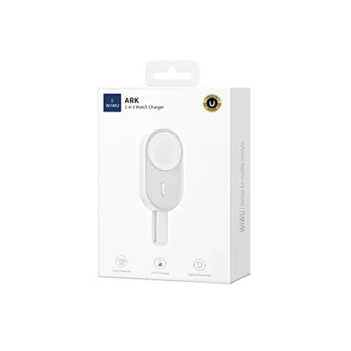 WiWU Wi-M20 ARK 2 in 1 Portable Apple Watch Wireless Charger