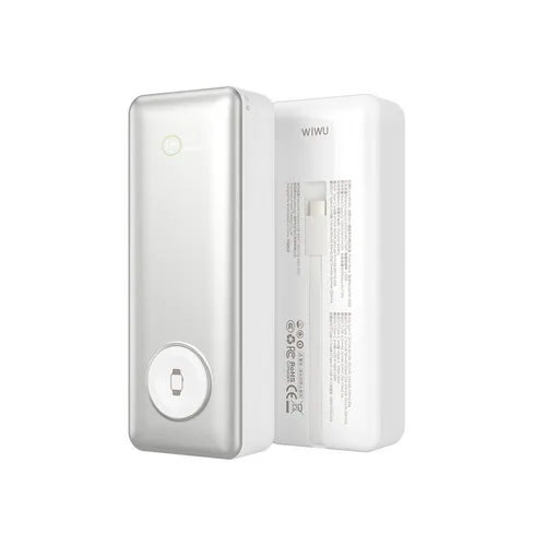 WiWU Wi-P023 Elite 100W 20000mAh Power Bank – Silver