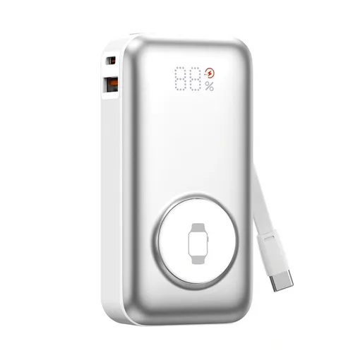 WiWU Wi-P027 Elite 22.5W 10000mAH Power Bank - Silver