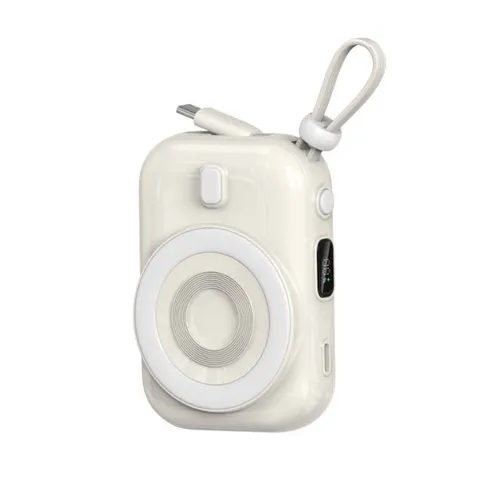 Wiwu Wi-P041 10000mAH Magnetic Power Bank – White