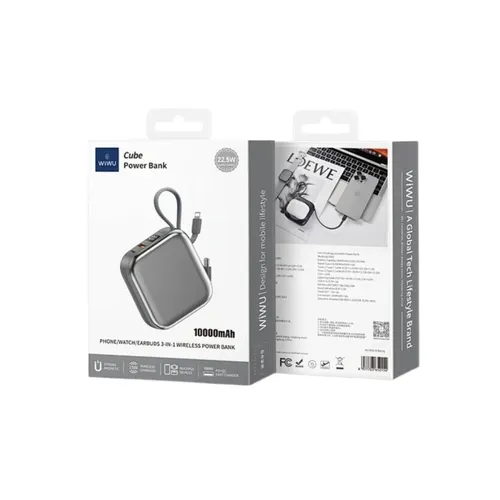 WiWU Wi-P055 Cube Power Bank 10000mAh