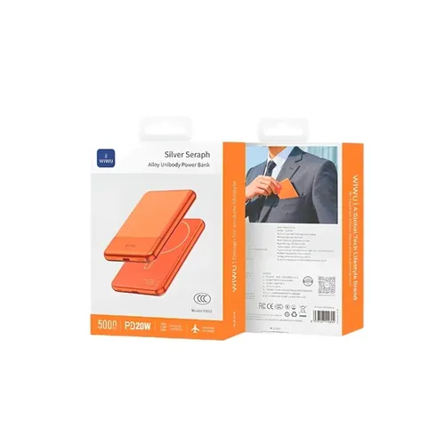 WIWU WI-P089 Silver Seraph 10000mAh Power Bank
