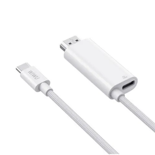 WiWU Wi-PS001 Type-C To HDMI PD Charging 1.8M Projection Cable
