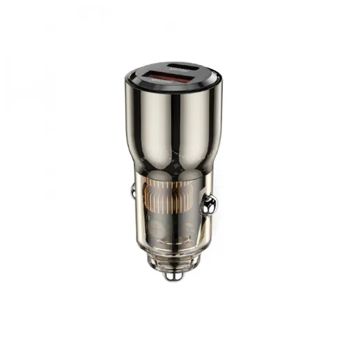 Wiwu Wi-QC012 95W Geek Car Charger Clear - Black