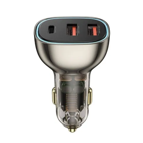 Wiwu Wi-QC013 90w Geek Car Charger Clear