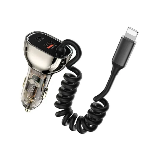 Wiwu Wi-QC019 90w Geek Car Lightning Cable Charger