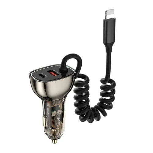 Wiwu Wi-QC019 90w Geek Car Lightning Cable Charger