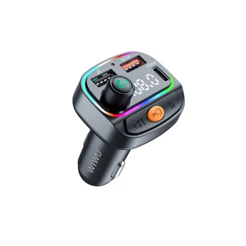 WiWU Wi-QC031 Bluetooth 5.3 Car FM Transmitter