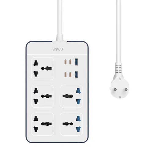 WiWU Wi-S006 2500W GaN 11 in1 Power Strip - White