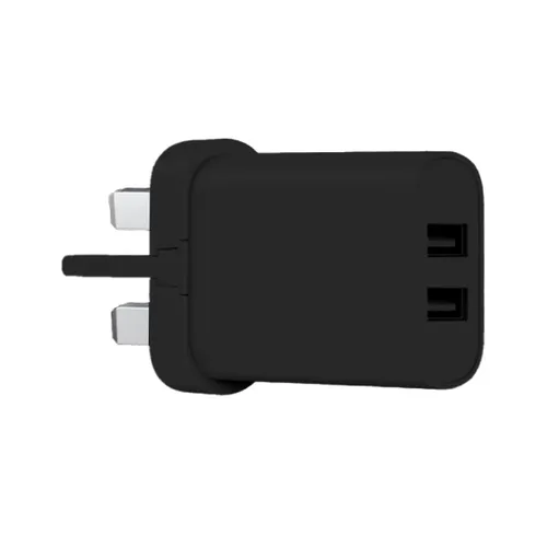 WiWU WI-U003 Dual USB-A UK 3 Pin Fast Charger