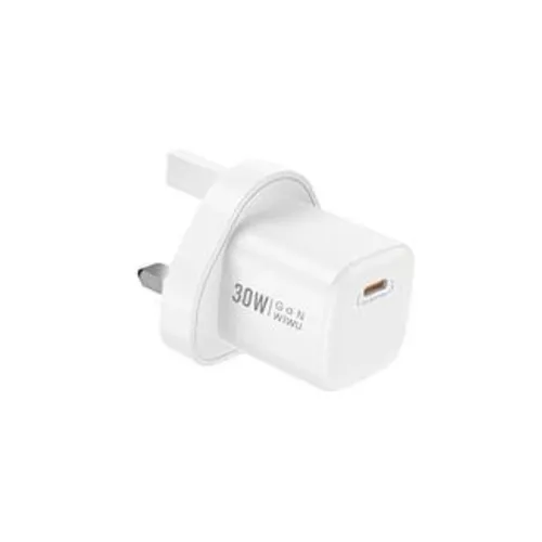 Wiwu Wi-U006 Nano 30W Gan PD Charger Eu - White
