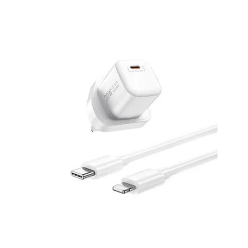 Wiwu WI-U006 Nano 30W Gan PD Type-C To Lightning Charger