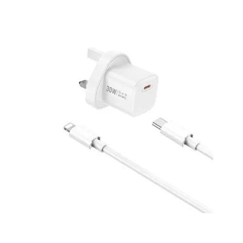 Wiwu WI-U006 Nano 30W Gan PD Type-C To Type-C Charger