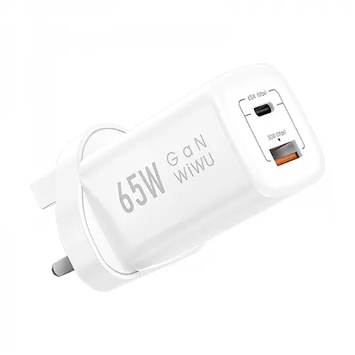 WIWU Wi-U012 Nano Series GaN 65W PD+QC Fast Wall Charging Adapter