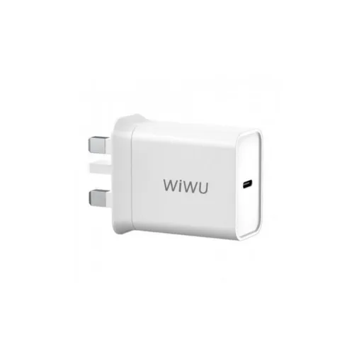 Wiwu Wi-U013 20W PD Gan Fast Charger 3 Pin - Blue