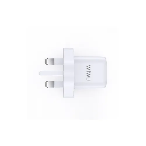 Wiwu Wi-U017 Jello 30W PD Gan Fast Charger 3pin - White
