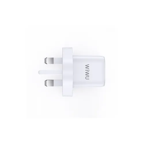 Wiwu Wi-U017 Jello 30W PD Gan Fast Charger 3pin - White