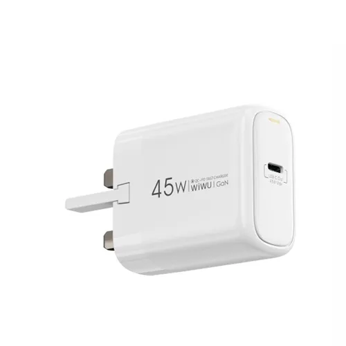 WiWU WI-U035 Ark 45W 3 Pin UK USB-C Fast Charger