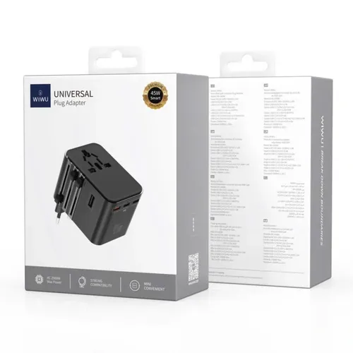 Wiwu WI-UA006 45w GAN Universal Plug Adapter