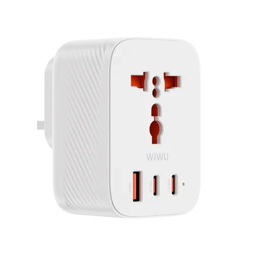 Wiwu WI-UA008 Power Cube 30w GAN Travel Charging Adapter UK