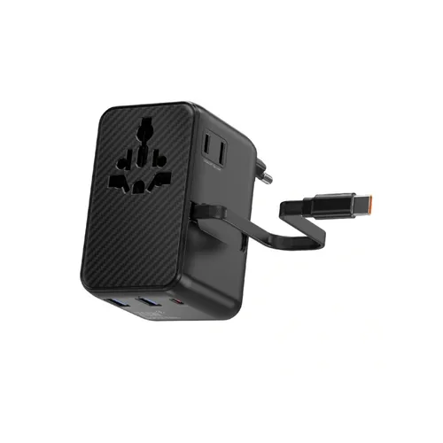 WiWU Wi-UA009 70W Gan Aramid Fire Warriors 75W GaN Travel UK Adapter