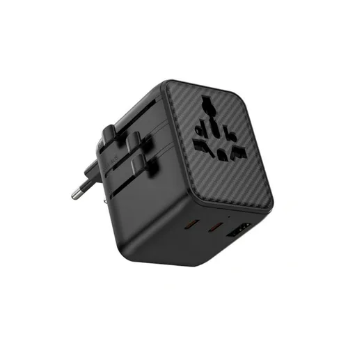 WiWU Wi-UA011 25W Gan Aramid Fire Warriors 25W GaN Travel UK Adapter