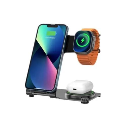 WiWU Wi-W005 Power Air 3 in 1 15W Wireless Charger