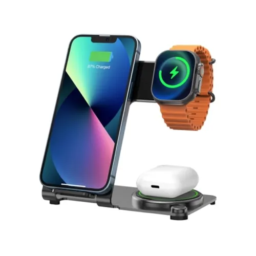 WiWU Wi-W005 Power Air 3 in 1 15W Wireless Charger