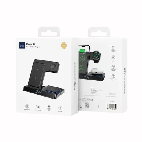 Wiwu WI-W006 15w Power Air 5 In 1 Wireless Charger