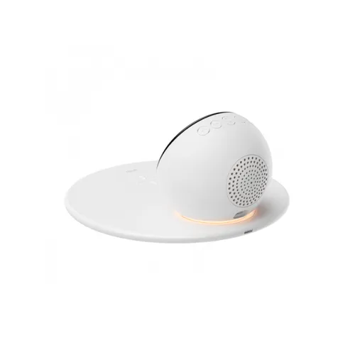 WiWU WI-W017 15W Wireless Charger With Digital Alarm Clock And Bluetooth Speaker