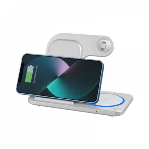 WiWU Wi-W020 15W 3 in 1 Foldable Wireless Charger