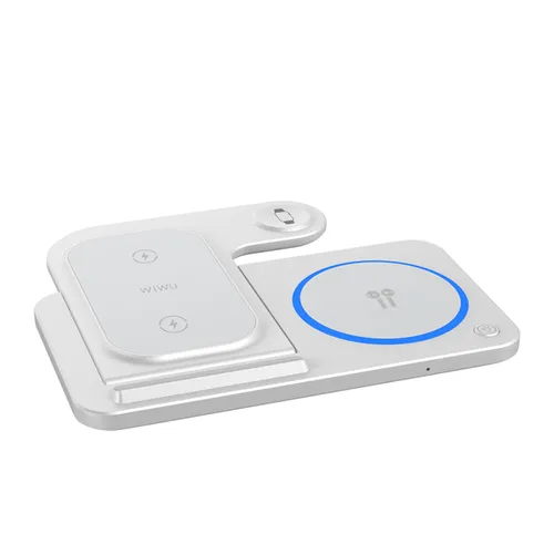 WIWU Wi-W020 3 in 1 Foldable 15W Wireless Charger