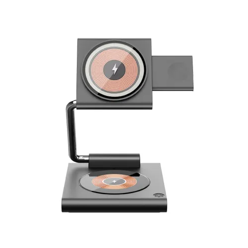 Wiwu WI-W023 Geek 3 In 1 Wireless Charger 15w