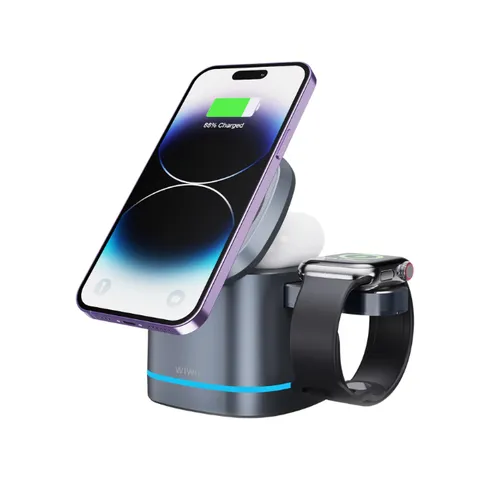 Wiwu WI-W024 Rubik's Cube 3 In 1 Wireless Charger