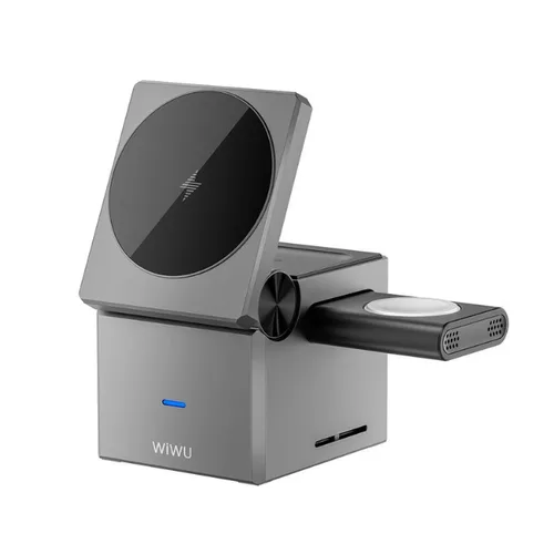 Wiwu WI-W030 Small Square 3 in 1 Wireless Charger