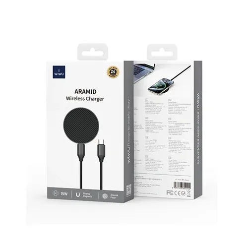 WIWU WI-W034 Aramid Series 15W Wireless Charger