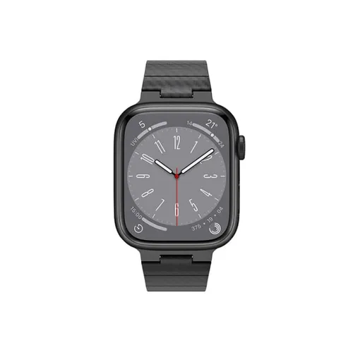 Wiwu Wi-WB009 Carbon Fiber Pattern Magnetic Watchband For iWatch 42-49mm - Black