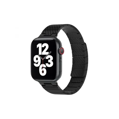 Wiwu Wi-WB009 Carbon Fiber Pattern Magnetic Watchband For iWatch 42-49mm - Black