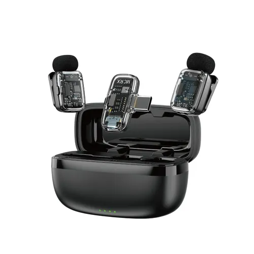 WiWU WI-WM 008 Dual Wireless Lavalier Microphone