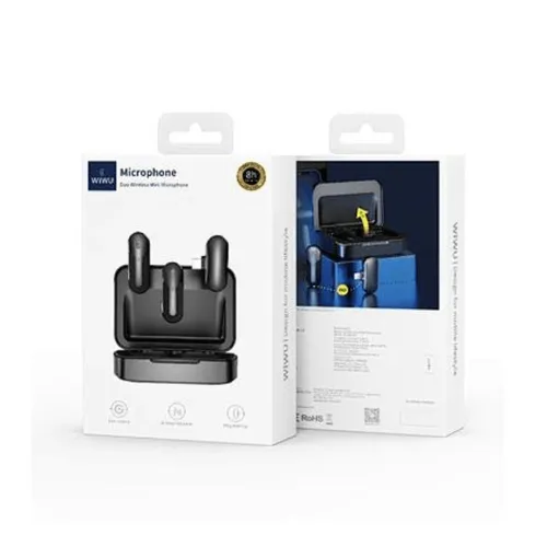 Wiwu Wi-WM002 Portable Wireless Dual Microphone