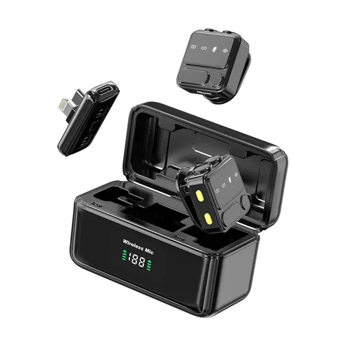 Wiwu WI-WM005 Duo Wireless Microphone Black