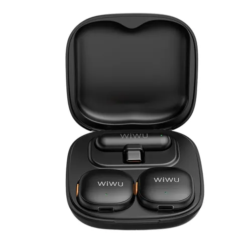 WiWU Wi-WM006 AI Duo Wireless Microphone Type-C - Black